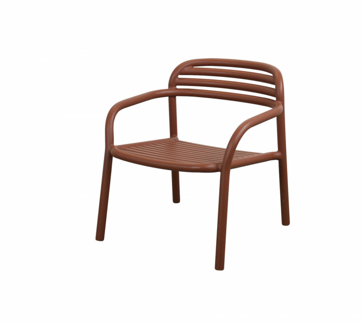 Bliss loungefåtölj, stapelbar - desert red i gruppen Utemöbler / Loungemöbler / Loungemoduler / Fåtöljer - Loungemoduler hos Sommarboden i Höllviken AB (11465ADRE)