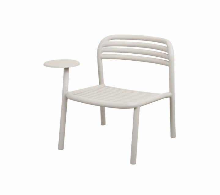 Bliss loungefåtölj m/sidobord höger - sand i gruppen Utemöbler / Loungemöbler / Loungemoduler / Fåtöljer - Loungemoduler hos Sommarboden i Höllviken AB (11466ASA)