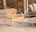 Parc gungstol - teak/sand