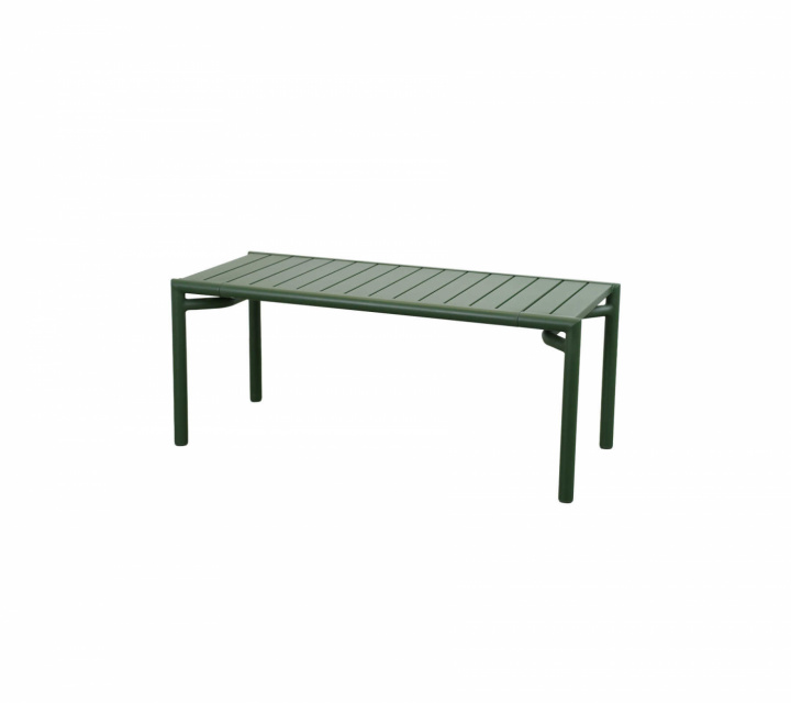 Bliss soffbord/bänk 107x39 H44 cm - dark green i gruppen Utemöbler / Bord / Soffbord & Sidobord hos Sommarboden i Höllviken AB (11575ADG)