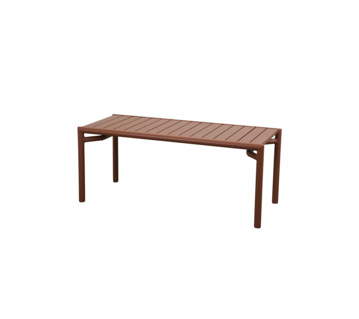 Bliss soffbord/bänk 107x39 H44 cm - desert red i gruppen Utemöbler / Bord / Soffbord & Sidobord hos Sommarboden i Höllviken AB (11575ADRE)