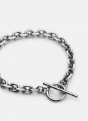 Unité chain armband, S - silverpläterat stål