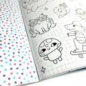 Color-in klistermärkebok - cute-a-licious doodles