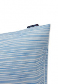 Striped Cotton Poplin örngott - blue/white