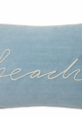 Beach kudde - light blue