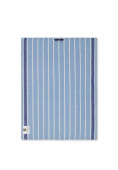 Striped Linen/Cotton kökshandduk - blue/white