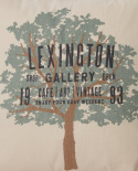 Tree Logo Linen/Cotton kuddfodral - light beige/green