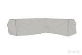 Soffskydd Belfort/Rana L233/R303x90x75 cm - grå