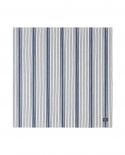 Striped organic servett - navy/white