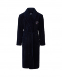 Lesley Fleece morgonrock - dark blue