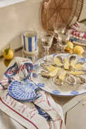 Striped kruka, flera stolekar - blue/white
