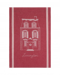 House Cotton kökshandduk - red/white
