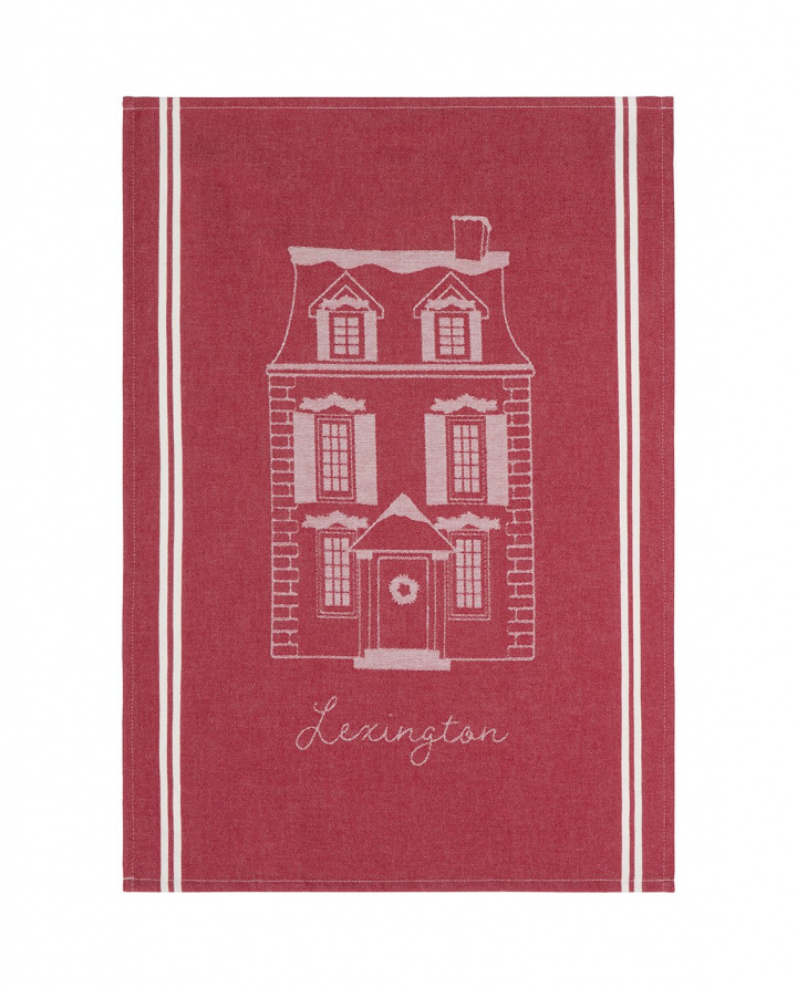 House Cotton kökshandduk - red/white i gruppen Inredning / Kök & Dukning / Kökstextilier hos Sommarboden i Höllviken AB (12543010-4600)