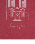 House Cotton kökshandduk - red/white
