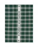 Terry Cotton kökshandduk - green/white