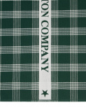 Terry Cotton kökshandduk - green/white