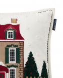 House Velvet kuddfodral - white/multi