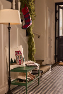 House Velvet kuddfodral - white/multi