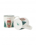 House espressomugg stengods, 2-pack - multi