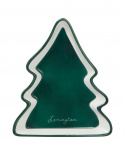 Tree fat i stengods - green/white