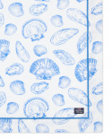 Shell Cotton servett - white/blue