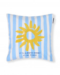 Summer Stripe kuddfodral - blue/white/yellow