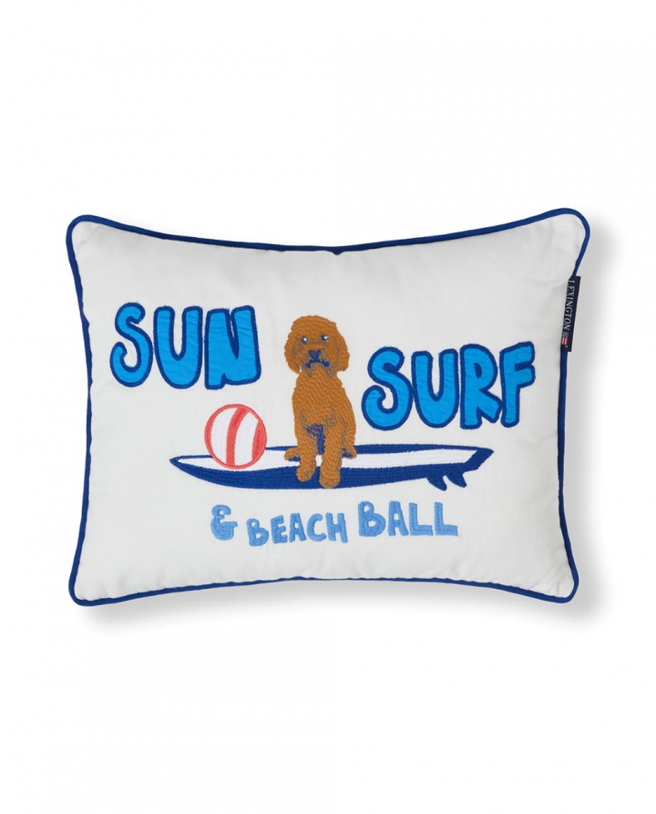 Sun Surf prydnadskudde - white/multi i gruppen Inredning / Textilier / Kuddar & Plädar hos Sommarboden i Höllviken AB (12624112-1500)