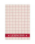Jacquard kökshandduk 2-pack - red/white