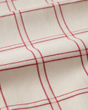 Jacquard kökshandduk 2-pack - red/white