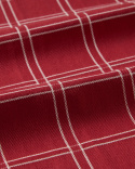 Jacquard kökshandduk 2-pack - red/white