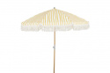 Gatsby parasoll tiltbar Ø 1,8 m - natur/gul-vit  randigt