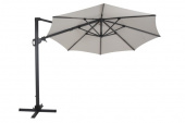 Varallo frihängande parasoll Ø 3 m - antracit/khaki