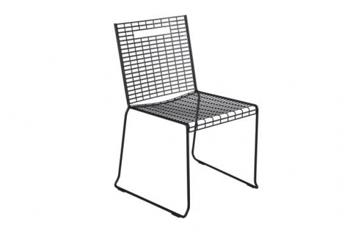 Sinarp stol - svart i gruppen Utemöbler / Material / Aluminiummöbler / Stolar - Aluminiummöbler hos Sommarboden i Höllviken AB (1451-8)