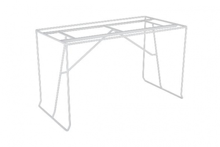 Sinarp bordsstativ 70x125 H72 cm - vit i gruppen Utemöbler / Material / Aluminiummöbler / Bord - Aluminiummöbler hos Sommarboden i Höllviken AB (1456-05)