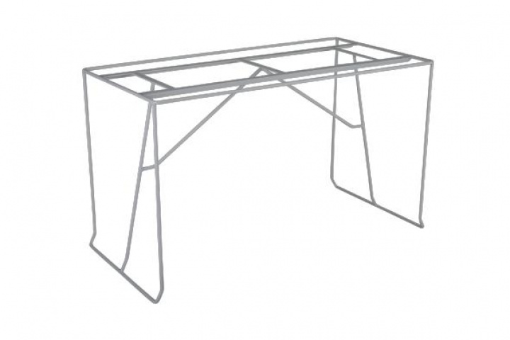 Sinarp bordsstativ 70x125 H72 cm - galvaniserat i gruppen Utemöbler / Material / Aluminiummöbler / Matbord - Aluminiummöbler hos Sommarboden i Höllviken AB (1456)