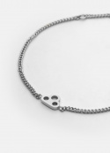 Key chain armband, S - stål