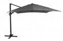 Varallo frihängande parasoll 3x3 m - antracit/grå