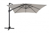 Varallo frihängande parasoll 3x3 m - antracit/khaki