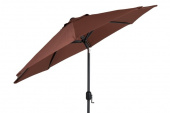 Cambre parasoll tiltbar Ø 2,5 m - antracit/burnt paprika