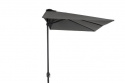 Cambre halv-parasoll 250x130 cm - antracit/grå