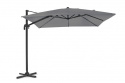 Linz frihängande parasoll 3x3 m - antracit/grå