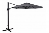 Linz frihängande parasoll Ø 3 m - antracit/grå