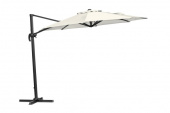 Linz frihängande parasoll Ø 3 m - antracit/khaki