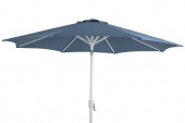 Cambre parasoll tiltbar Ø 3 m - vit/blå