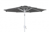 Cambre parasoll tiltbar Ø 2 m - vit/grå