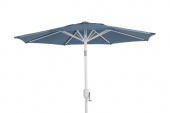 Cambre parasoll tiltbar Ø 2 m - vit/blå