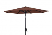 Cambre parasoll tiltbar Ø 2 m - antracit/ burnt paprika