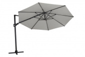 Varallo frihängande parasoll Ø 3,75 m - antracit/khaki