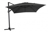 Varallo frihängande parasoll 3x4 m - antracit/grå