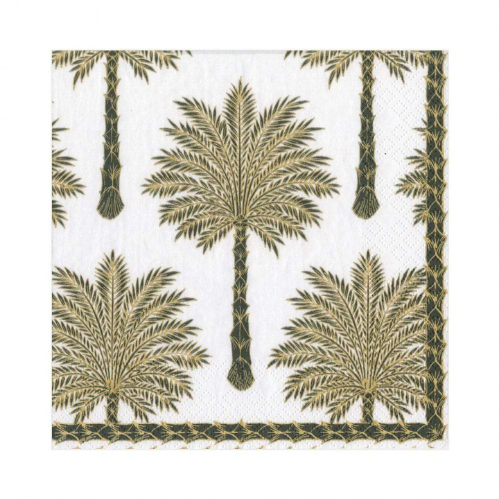 Grand Palms servetter, 20-pack i gruppen Inredning / Kök & Dukning / Servering & Servetter hos Sommarboden i Höllviken AB (15932L)